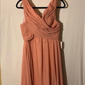 Peach dress